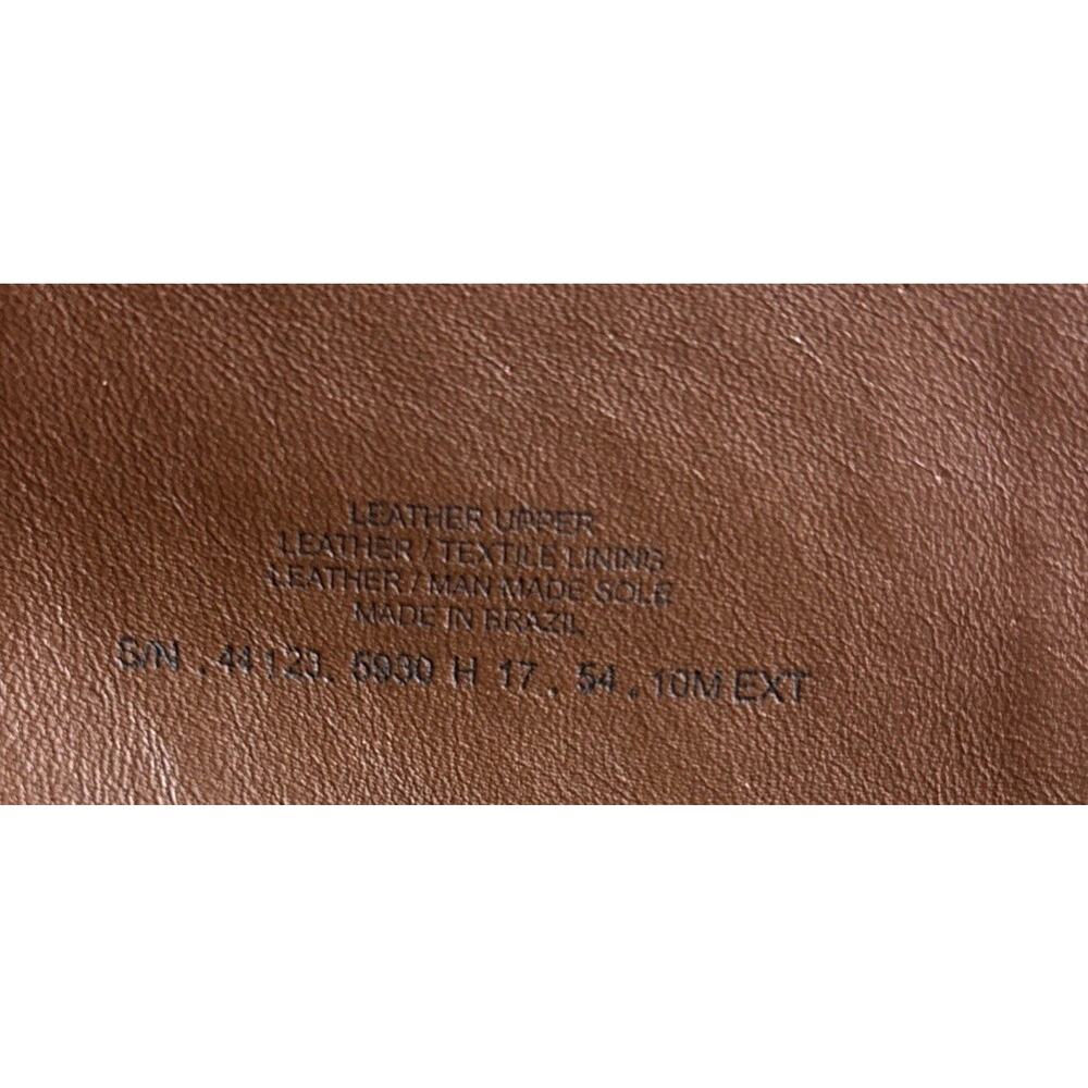 Tory Burch Brown Leather Knee High Riding Boots Round Toe Women Size 10 M - Picture 12 of 12